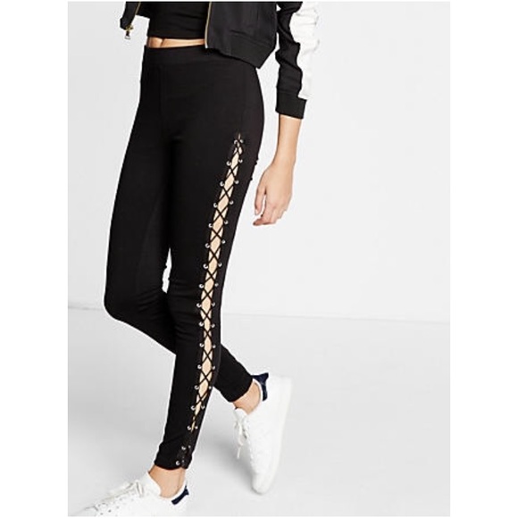 Express Pants - Lace-up Leggings